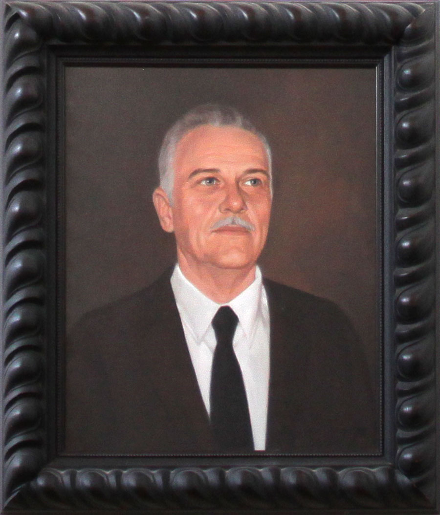Painting of founder Charles E. Hanson, Jr.