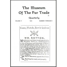 Museum of the Fur Trade Quarterly, Volume 17, 1981